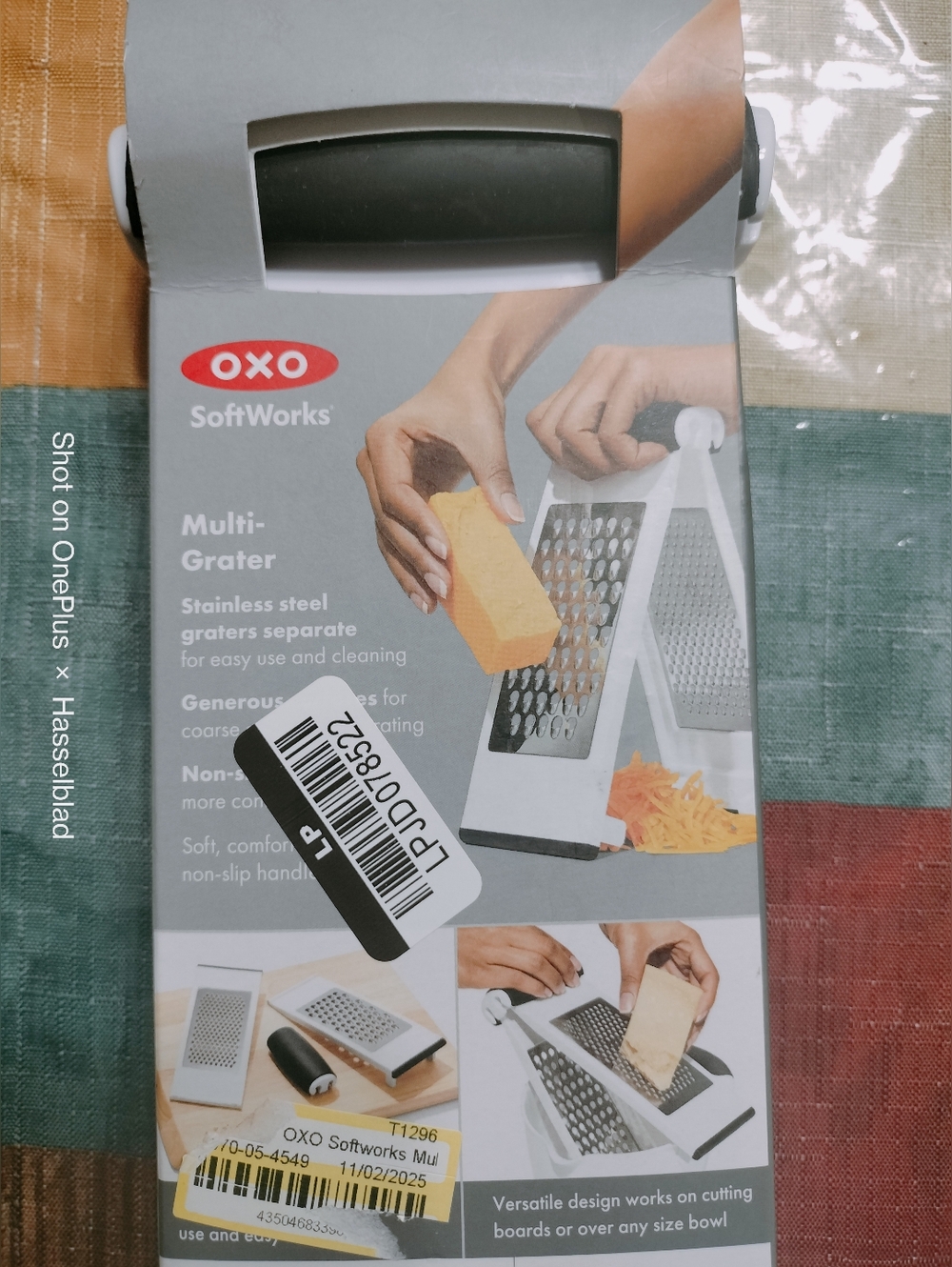 OXO SoftWorks Multi-Grater in White and Black